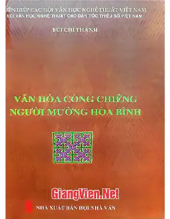 Ảnh bìa của Văn hóa cồng chiêng người Mường Hòa Bình