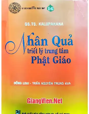 Ảnh bìa của Nhân quả triết lý trung tâm phật giáo