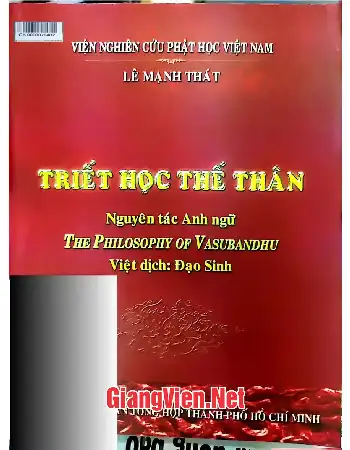 Ảnh bìa của Triết học thể thần