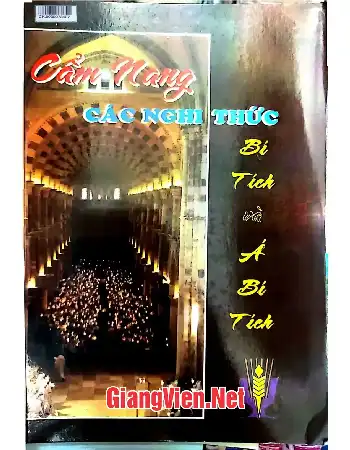 Ảnh bìa của Cẩm nang các nghi thức bí tích và á bí tích