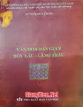 Ảnh bìa của Văn hóa dân gian Dữu Lâu - Làng Trẩu