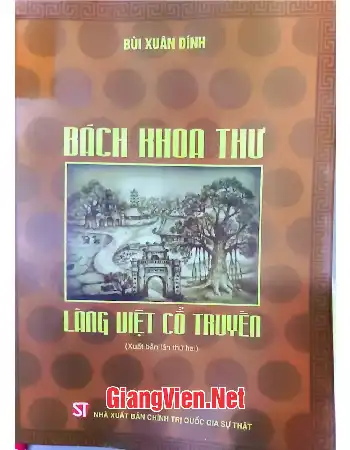 Ảnh bìa của Bách khoa thư làng Việt cổ truyền