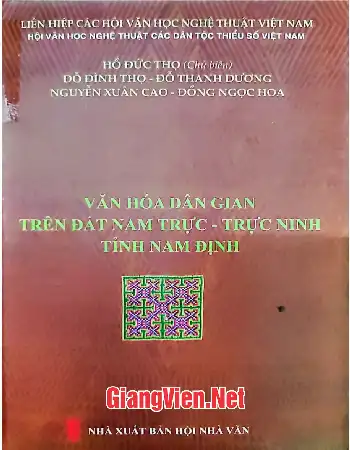 Ảnh bìa của Văn hóa dân gian trên đất Nam Trực - Trực Ninh, tỉnh Nam Định