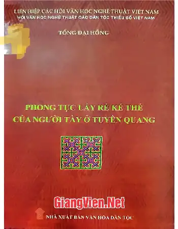 Ảnh bìa của Phong tục lấy rể kế thế của người Tày ở Tuyên Quang