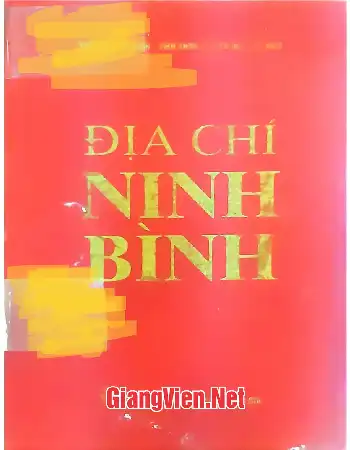 Ảnh bìa của Địa chí Ninh Bình