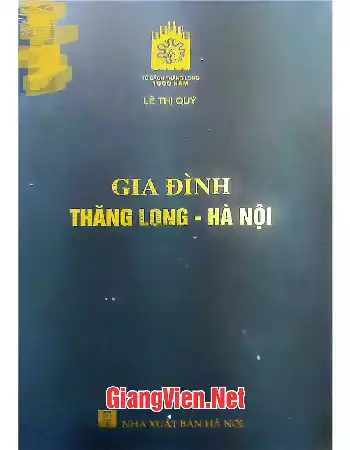 Ảnh bìa của Gia đình Thăng Long - Hà Nội