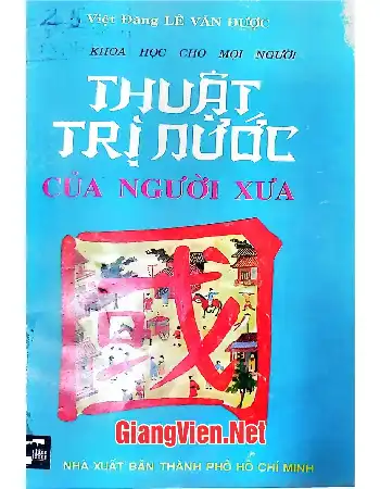 Ảnh bìa của Thuật trị nước của người xưa, Khoa học cho mọi người