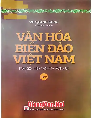 Ảnh bìa của Văn hóa biển đảo Việt Nam dưới góc nhìn văn hóa dân gian, Tập 2