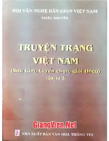 Ảnh bìa của Truyện Trạng Việt Nam Sưu tầm, tuyển chọn, giới thiệu Quyển II