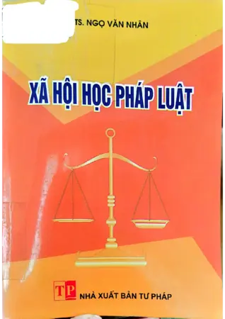 Ảnh bìa của Xã hội học pháp luật