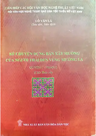 Ảnh bìa của Kể chuyển dựng bản xây Mường của người Thái đen vùng Mường La quyển 1 phần 2 Chữ Thái cổ