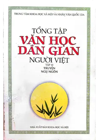 Ảnh bìa của Tổng tập văn học dân gian người Việt truyện ngụ ngôn tập 10
