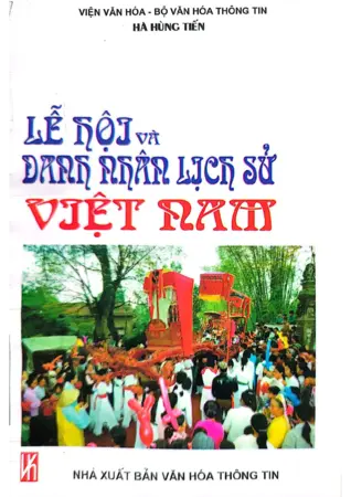 Ảnh bìa của Lễ hội và danh nhân lịch sử Việt Nam