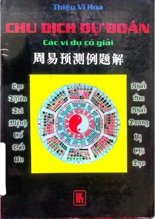 Ảnh bìa của Chu dịch dự đoán có các ví dụ giải
