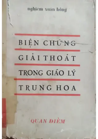 Ảnh bìa của Biện chứng giải thoát trong giáo lý Trung Hoa