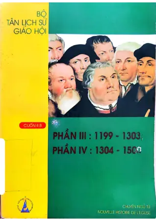 Ảnh bìa của Bộ tân lịch sử Giáo hội cuốn IIB từ năm 1199 đến 1500