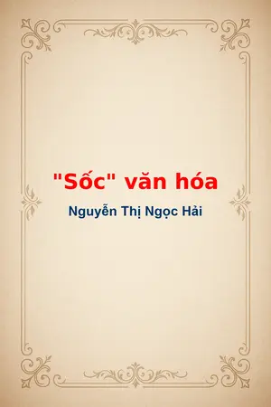 Ảnh bìa của Sốc văn hóa