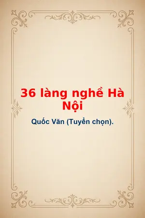 Ảnh bìa của 36 làng nghề Hà Nội