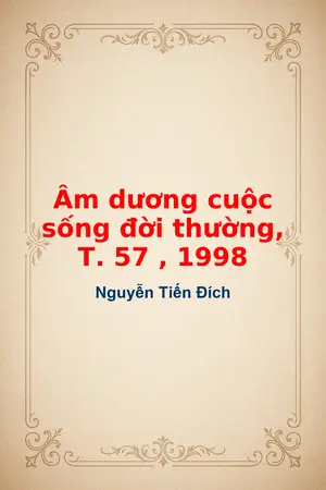 Ảnh bìa của Âm dương cuộc sống đời thường T 57 1998