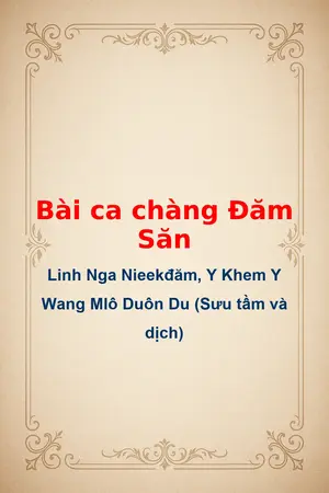 Ảnh bìa của Bài ca chàng Đăm Săn