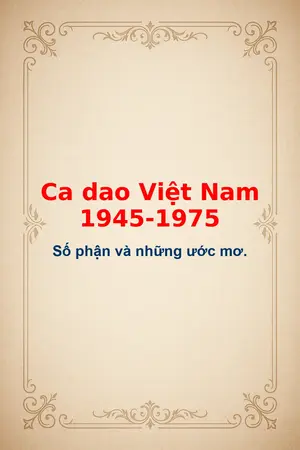 Ảnh bìa của Ca dao Việt Nam 1945 1975
