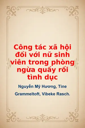 Ảnh bìa của Công tác xã hội đối với nữ sinh viên trong phòng ngừa quấy rối tình dục