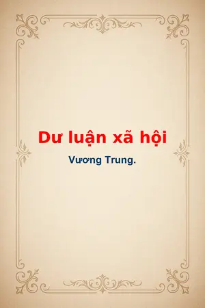 Ảnh bìa của Dư luận xã hội