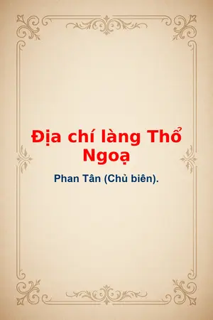 Ảnh bìa của Địa chí làng Thổ Ngoạ