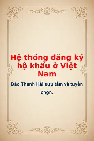 Ảnh bìa của Hệ thống đăng ký hộ khẩu ở Việt Nam