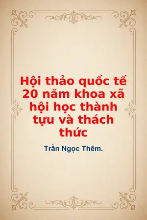 Ảnh bìa của Hội thảo quốc tế 20 năm khoa xã hội học thành tựu và thách thức