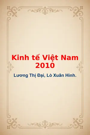 Ảnh bìa của Kinh tế Việt Nam 2010