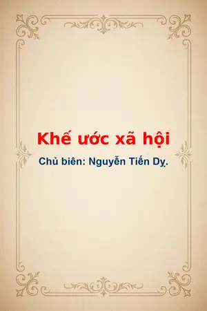Ảnh bìa của Khế ước xã hội