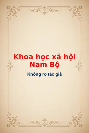 Ảnh bìa của Khoa học xã hội Nam Bộ