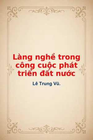 Ảnh bìa của Làng nghề trong công cuộc phát triển đất nước