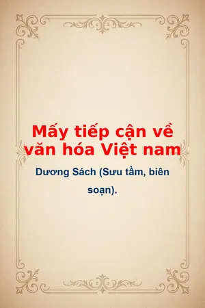 Ảnh bìa của Mấy tiếp cận về văn hóa Việt nam