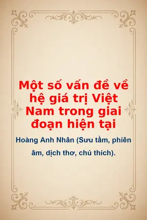Ảnh bìa của Một số vấn đề về hệ giá trị Việt Nam trong giai đoạn hiện tại