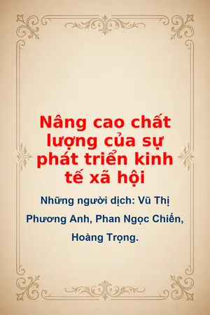 Ảnh bìa của Nâng cao chất lượng của sự phát triển kinh tế xã hội
