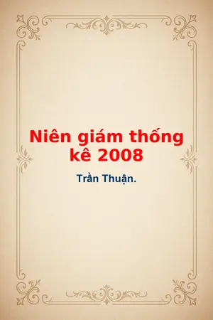 Ảnh bìa của Niên giám thống kê 2008