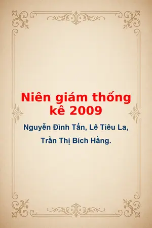 Ảnh bìa của Niên giám thống kê 2009
