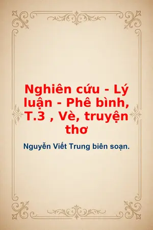 Ảnh bìa của Nghiên cứu Lý luận Phê bình T3 Vè truyện thơ