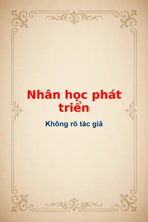 Ảnh bìa của Nhân học phát triển