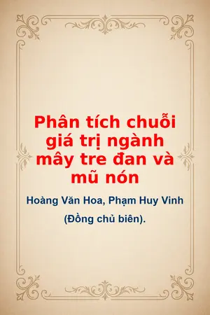 Ảnh bìa của Phân tích chuỗi giá trị ngành mây tre đan và mũ nón