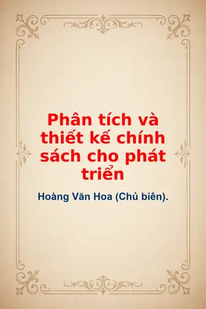 Ảnh bìa của Phân tích và thiết kế chính sách cho phát triển