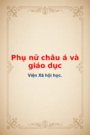 Ảnh bìa của Phụ nữ châu á và giáo dục