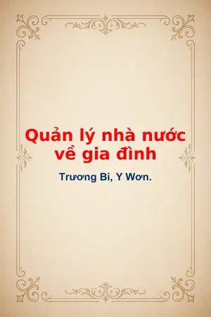 Ảnh bìa của Quản lý nhà nước về gia đình