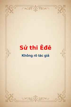 Ảnh bìa của Sử thi Êđê