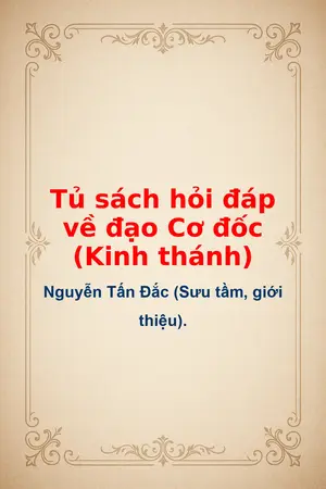 Ảnh bìa của Tủ sách hỏi đáp về đạo Cơ đốc Kinh thánh