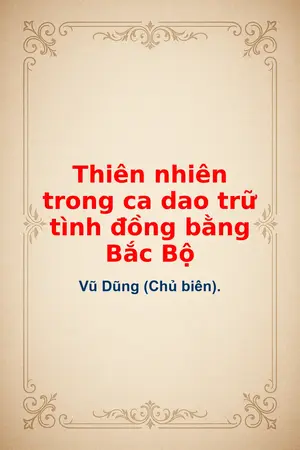 Ảnh bìa của Thiên nhiên trong ca dao trữ tình đồng bằng Bắc Bộ