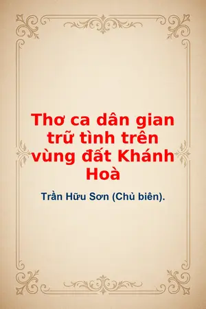 Ảnh bìa của Thơ ca dân gian trữ tình trên vùng đất Khánh Hoà