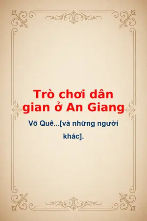 Ảnh bìa của Trò chơi dân gian ở An Giang